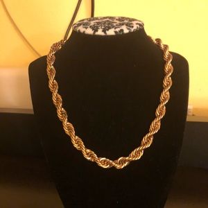 Gold chain necklace
